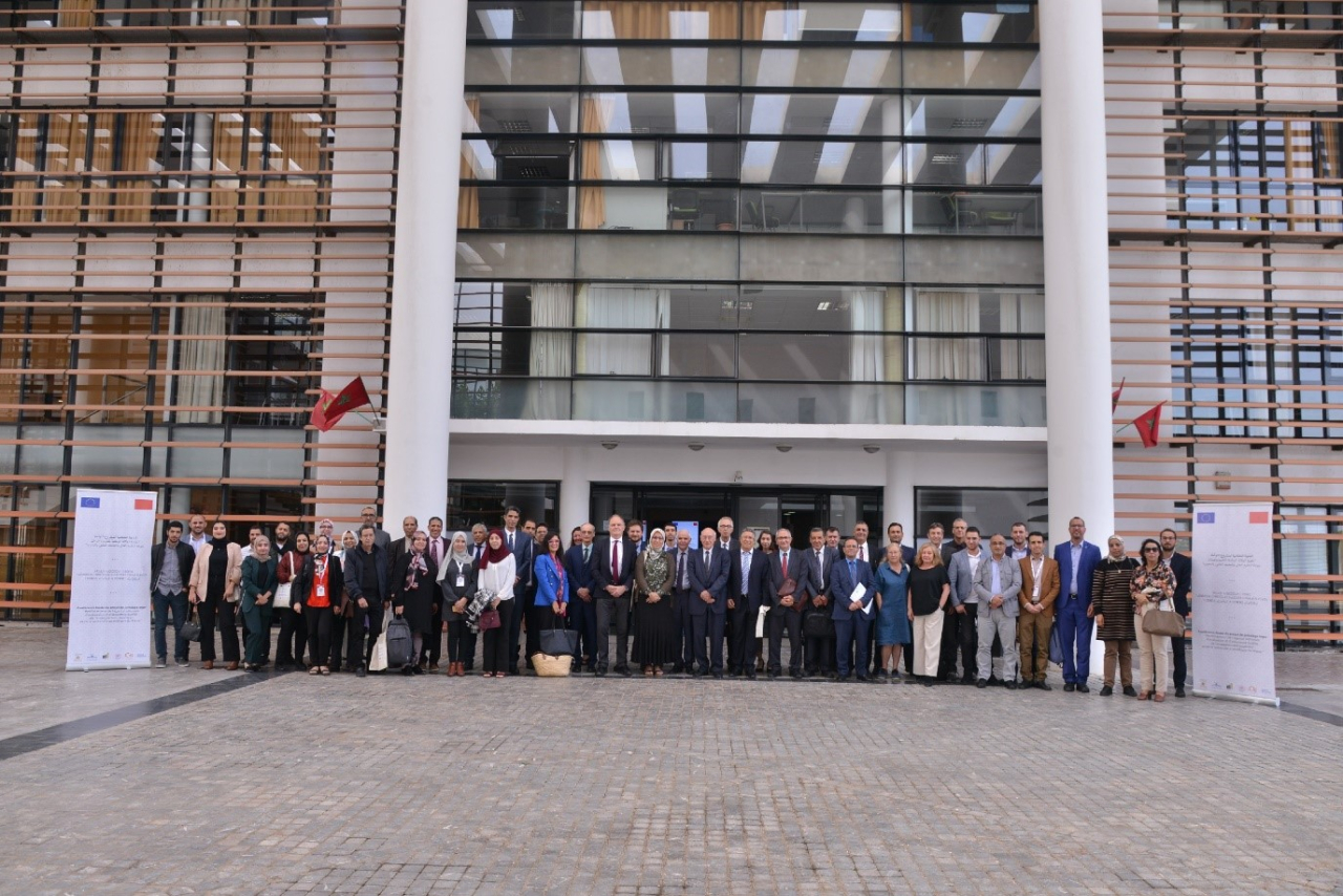 Photos de la cérémonie de clôture devant le Centre National pour la Recherche Scientifique et Technique du Maroc (Rabat, 8 novembre 2022 - @ANEAQ, 2022)